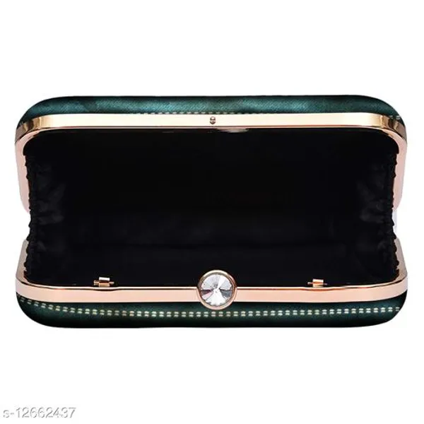 Blue_Polyurethane_Clutch_For_Women