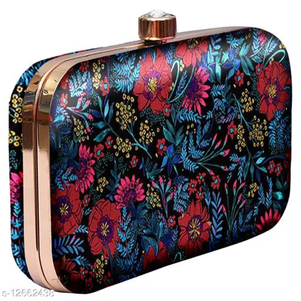 Multicolor_Polyurethane_Clutch_For_Women