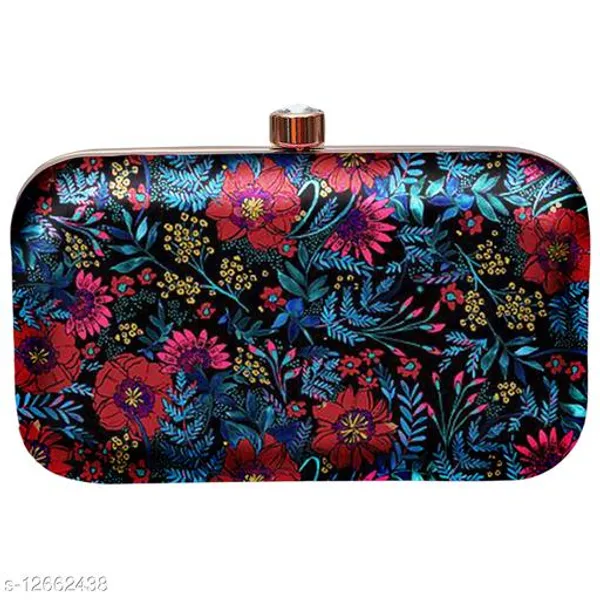 Multicolor_Polyurethane_Clutch_For_Women