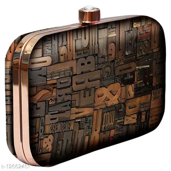 Brown_Velvet_Clutch_For_Women