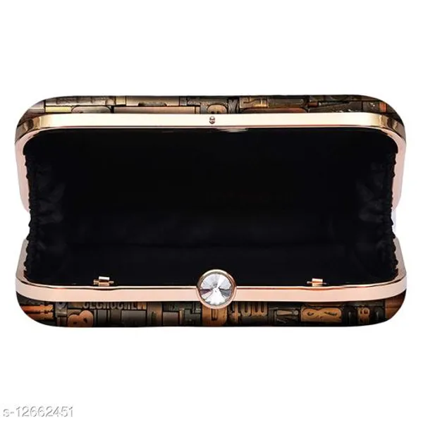 Brown_Velvet_Clutch_For_Women