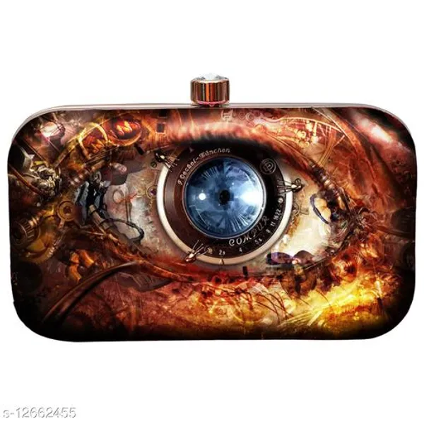 Multicolor_Polyurethane_Clutch_For_Women