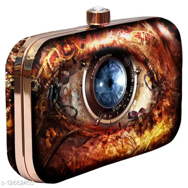 Multicolor_Polyurethane_Clutch_For_Women