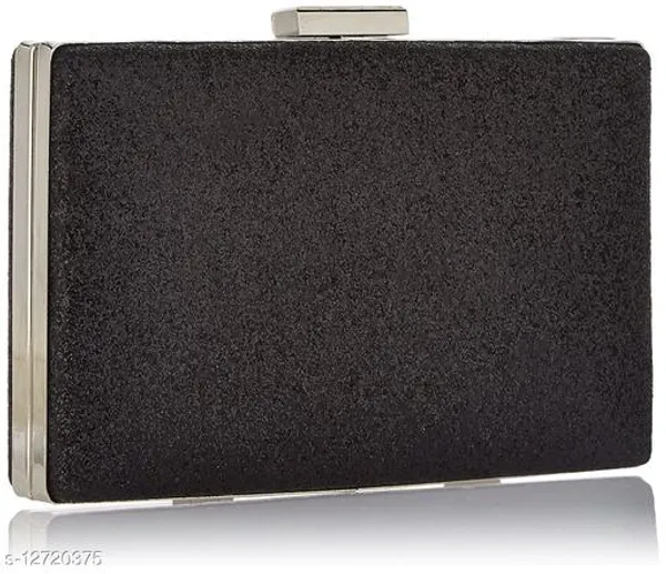 Black_Polyurethane_Clutch_For_Women