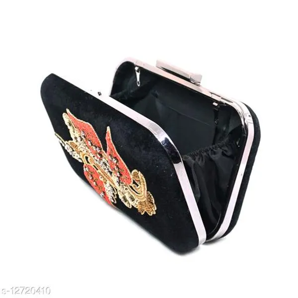 Black_Polyurethane_Clutch_For_Women