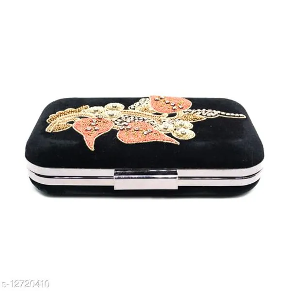 Black_Polyurethane_Clutch_For_Women