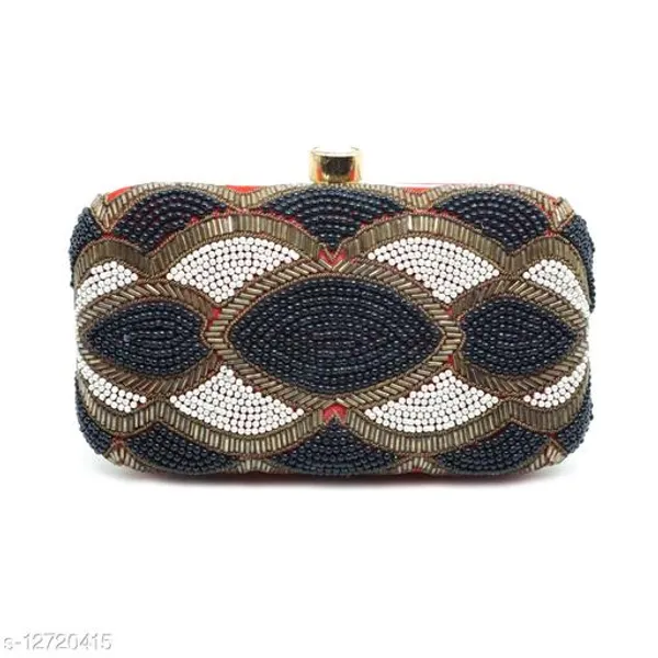 Red_Polyurethane_Clutch_For_Women
