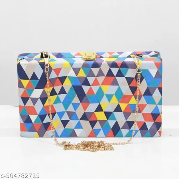 Multicolor_Polyurethane_Clutch_For_Women