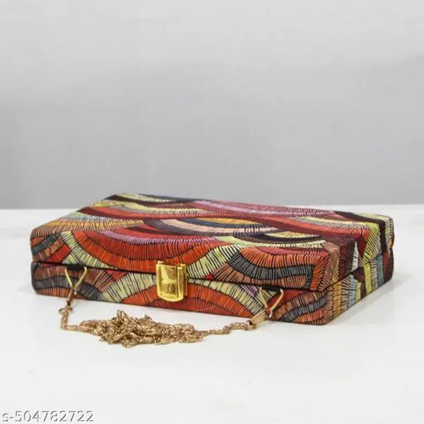 Multicolor_Polyurethane_Clutch_For_Women