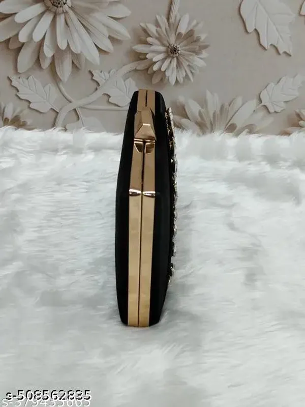 Black_Polyurethane_Clutch_For_Women