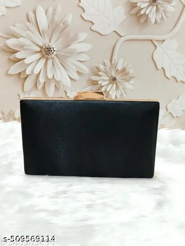 Black_Polyurethane_Clutch_For_Women