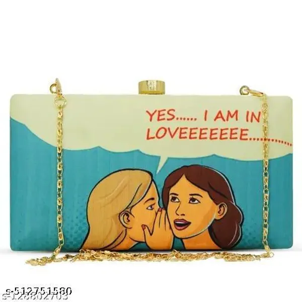 Multicolor_Polyurethane_Clutch_For_Women