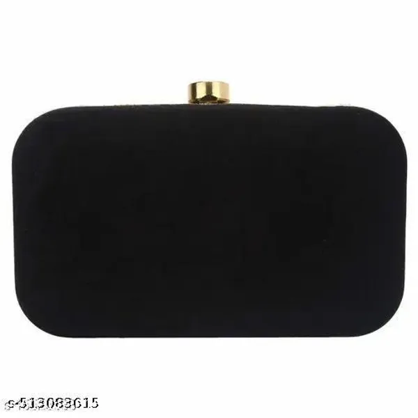 Black_Polyurethane_Clutch_For_Women