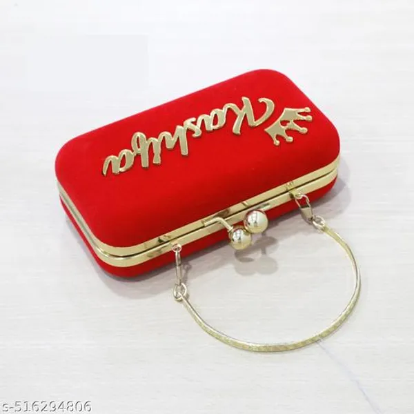Red_Synthetic_-Polyester_Clutch_For_Women