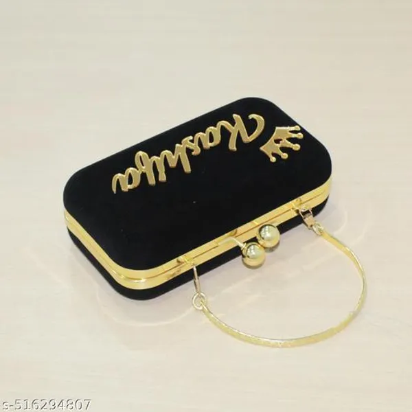 Black_Polyurethane_Clutch_For_Women