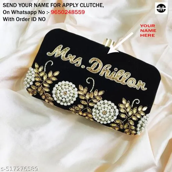 Black_Polyurethane_Clutch_For_Women