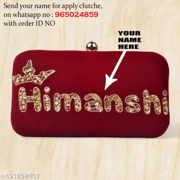 Maroon_Resin_Clutch_For_Women