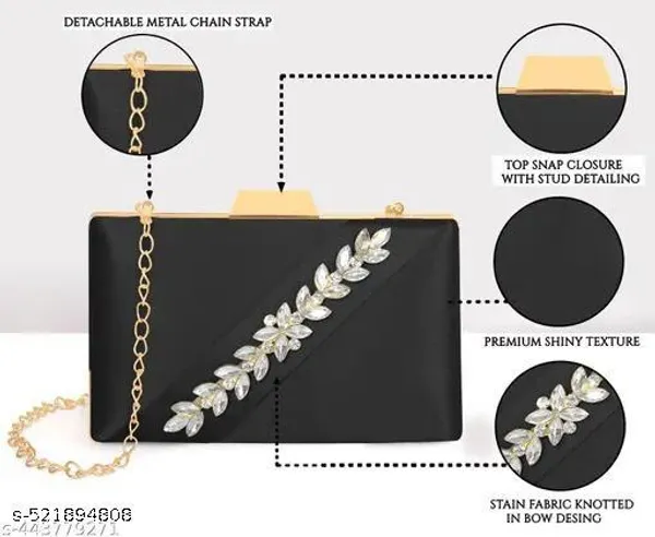 Black_Polyurethane_Clutch_For_Women