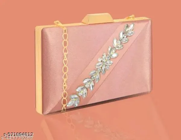 Pink_Polyurethane_Clutch_For_Women