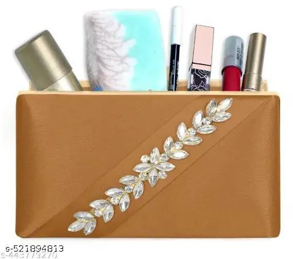 Brown_Polyurethane_Clutch_For_Women