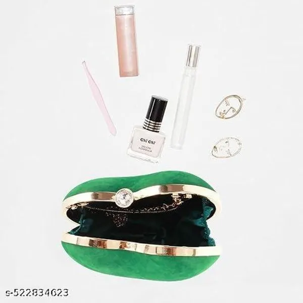 Green_Velvet_Clutch_For_Women