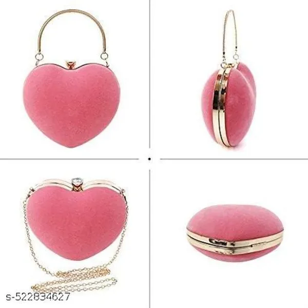 Pink_Polyurethane_Clutch_For_Women