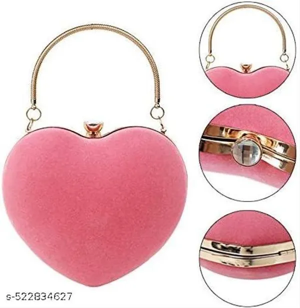 Pink_Polyurethane_Clutch_For_Women