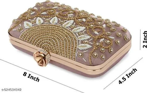 Pink_Polyurethane_Clutch_For_Women