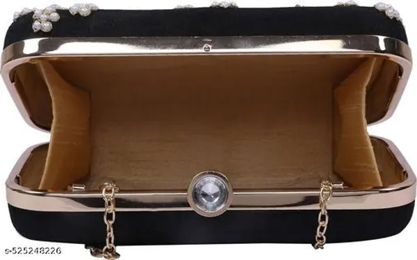 Black_Polyurethane_Clutch_For_Women