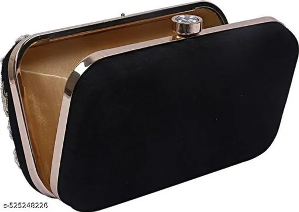 Black_Polyurethane_Clutch_For_Women