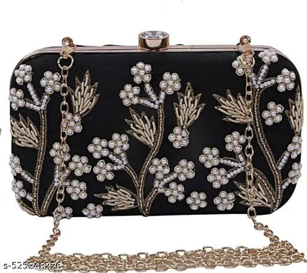 Black_Polyurethane_Clutch_For_Women