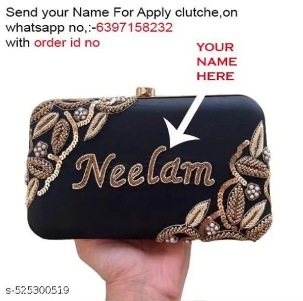 Black_Polyurethane_Clutch_For_Women
