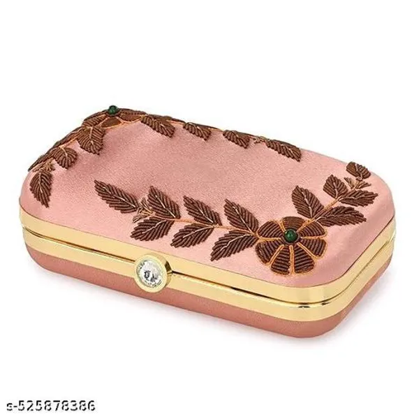 Pink_Polyurethane_Clutch_For_Women