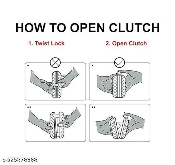 Peach_Polyurethane_Clutch_For_Women