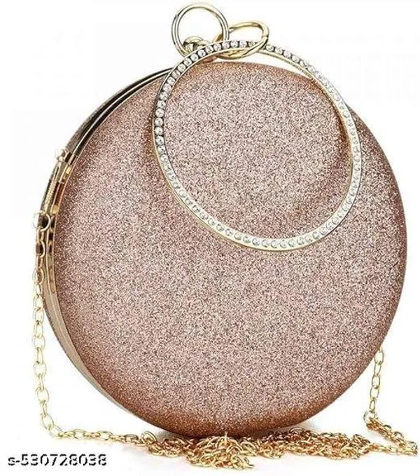Beige_Polyurethane_Clutch_For_Women