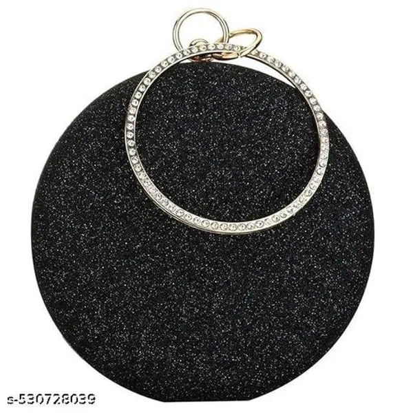 Black_Polyurethane_Clutch_For_Women