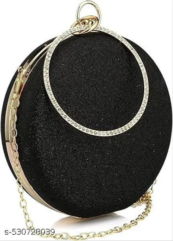 Black_Polyurethane_Clutch_For_Women