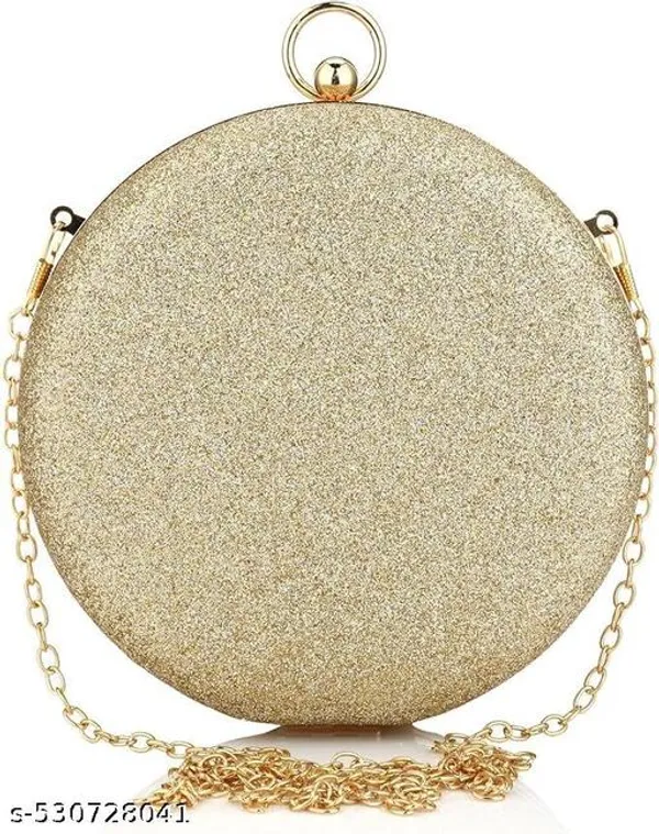 Gold_Polyurethane_Clutch_For_Women