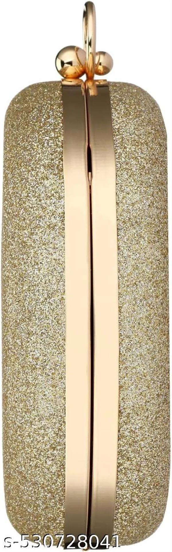 Gold_Polyurethane_Clutch_For_Women