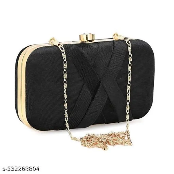 Black_Synthetic_-Polyester_Clutch_For_Women