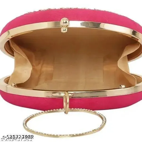 Pink_Velvet_Clutch_For_Women