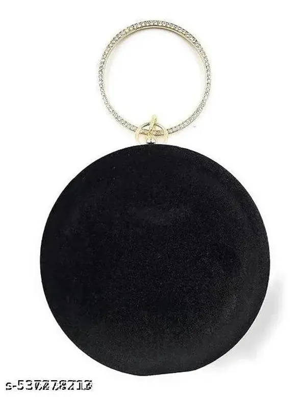 Black_Polyurethane_Clutch_For_Women