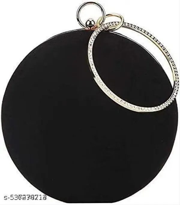 Black_Polyurethane_Clutch_For_Women