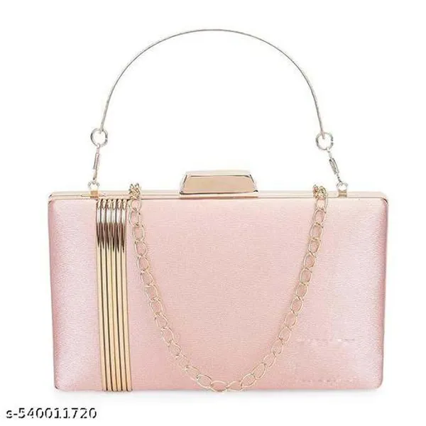 Pink_Polyurethane_Clutch_For_Women