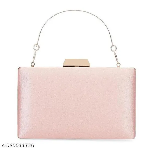 Pink_Polyurethane_Clutch_For_Women