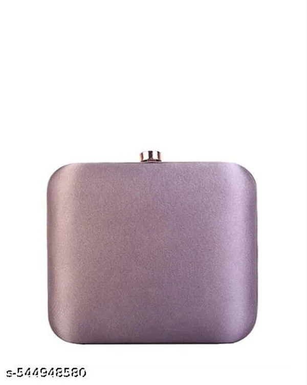 Lavendar_Polyurethane_Clutch_For_Women