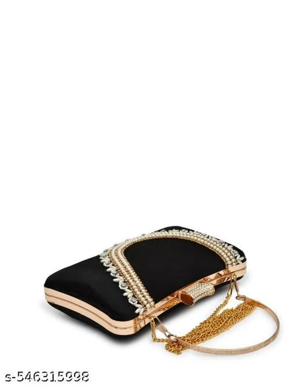 Black_Polyurethane_Clutch_For_Women