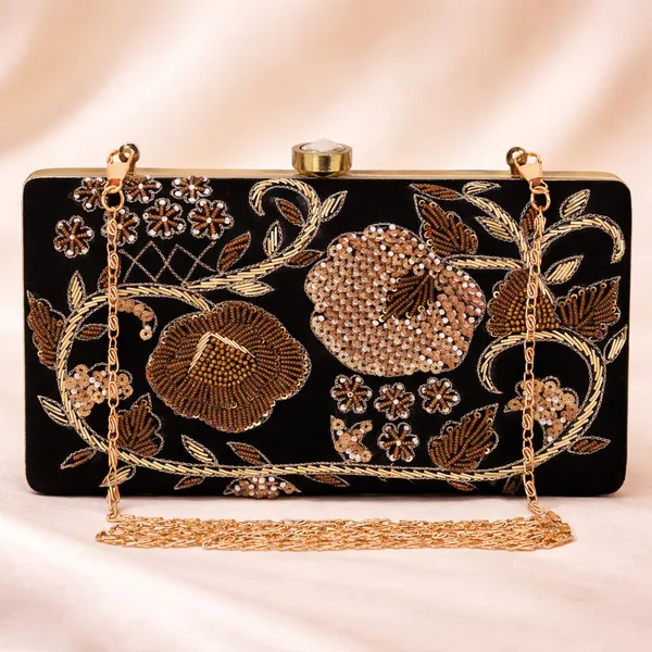 Black_Velvet_Clutch_For_Women