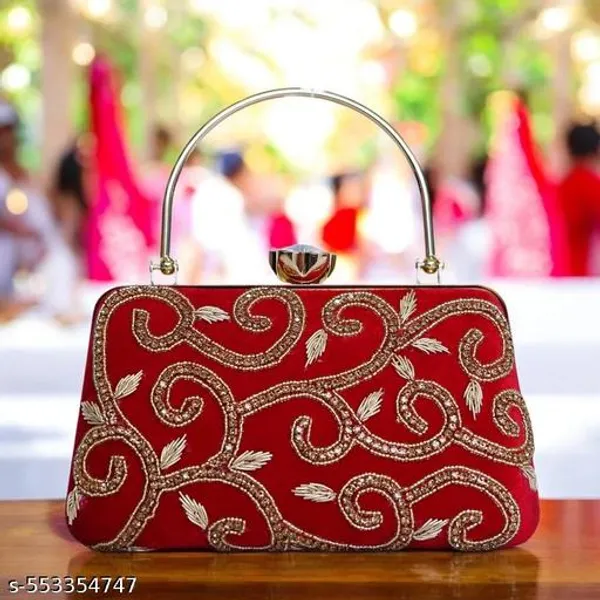 Red_Velvet_Clutch_For_Women