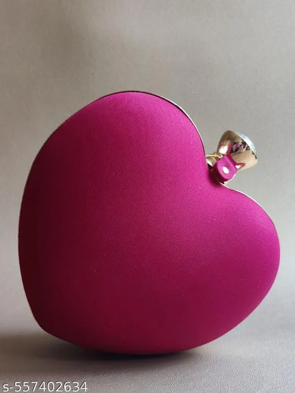Pink_Polyurethane_Clutch_For_Women